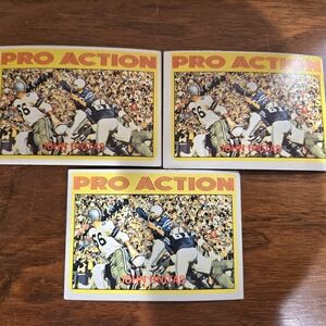 Topps Pro Action Trading Cards - Yellow and Red